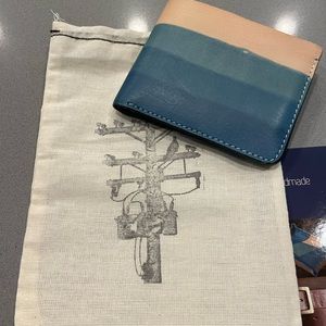 Pigeon tree wallet (indigo dyed)